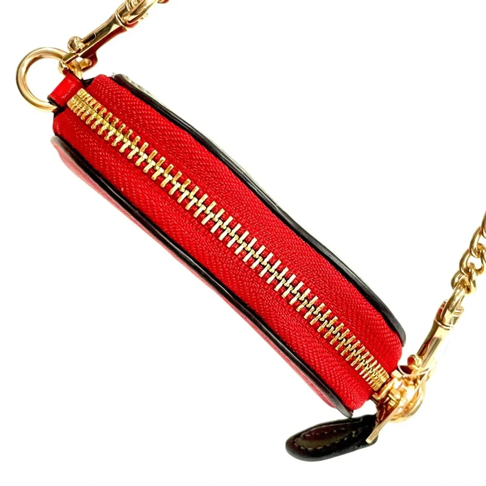 COACH Small Strawberry Coin Case NWT in Original Packaging - Picture 4 of 13